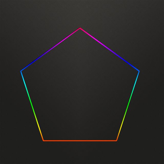 2048x2048 Pentagon Rainbow - diamond iPad Air Wallpaper