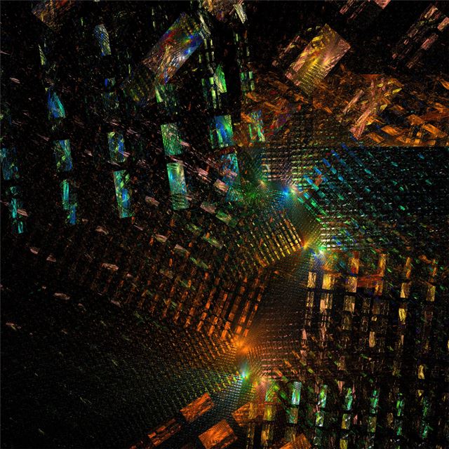 2048x2048 apophysis digital fractal art 8k - deviantart iPad Air Wallpaper