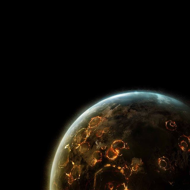 2048x2048 Plasma Glassed Planet -  iPad Wallpaper