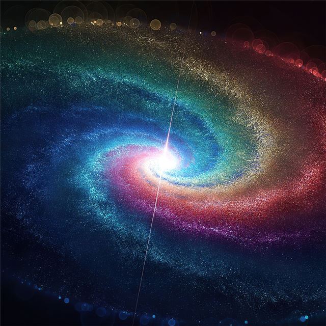 2048x2048 hundreds of light years away fractal art 4k - digital art iPad Air Wallpaper
