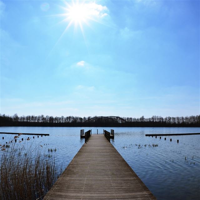 2048x2048 Pier 6 - water iPad Air Wallpaper