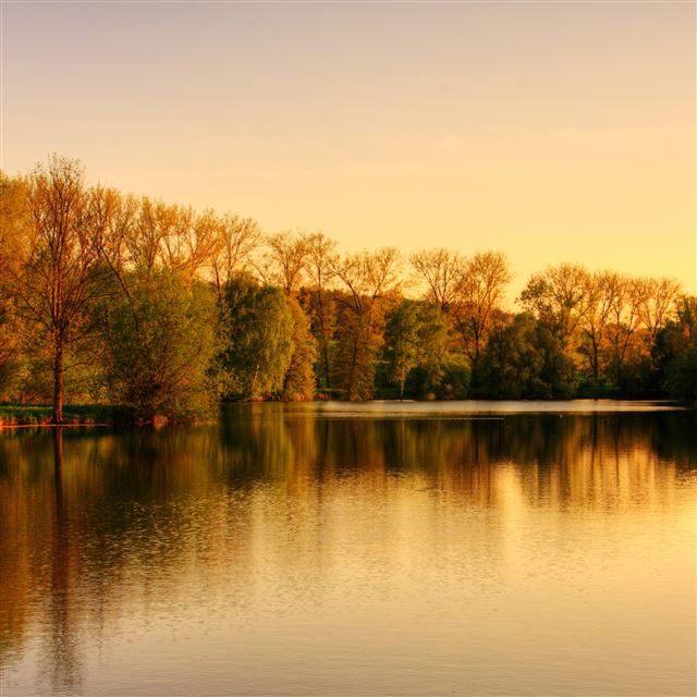 2048x2048 Park Lake Autumn - park iPad Air Wallpaper