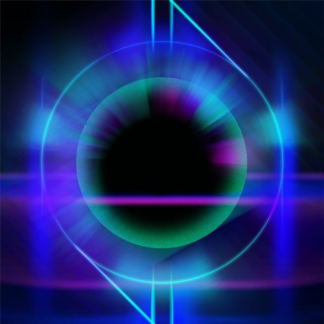 2048x2048 circle abstract5k - deviantart iPad Air Wallpaper