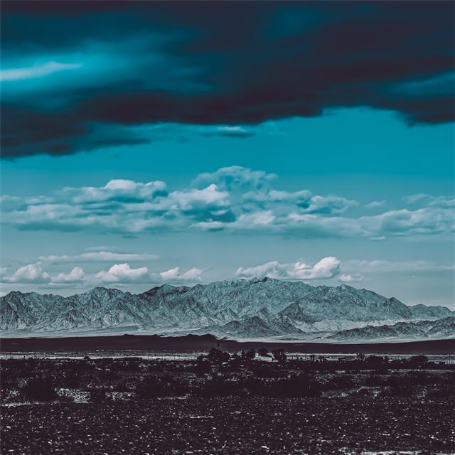 2048x2048 cloud sky landscape nature beach weather 5k - landscape iPad Air Wallpaper