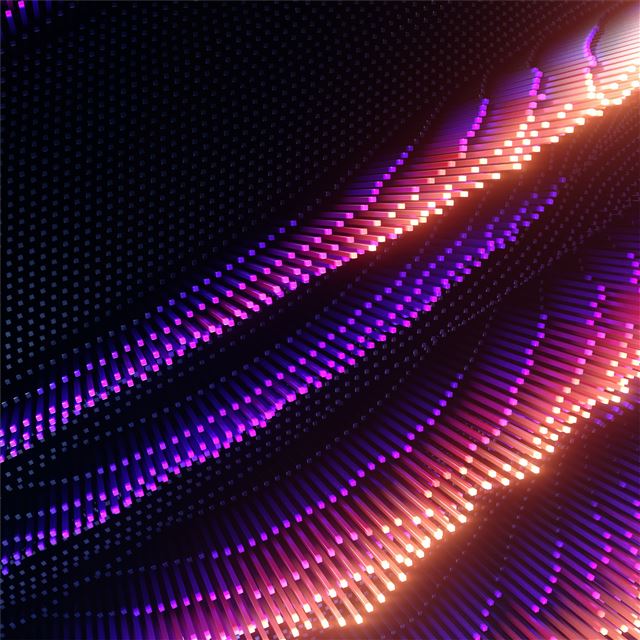 2048x2048 colorful abstract pipe 4k - digital art iPad Air Wallpaper
