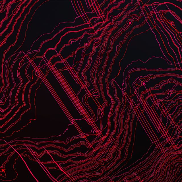 2048x2048 red contours 4k -  iPad Air Wallpaper