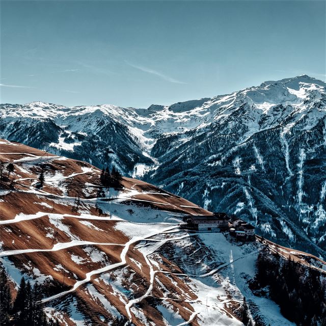 2048x2048 alps mountains 5k - 5k iPad Air Wallpaper