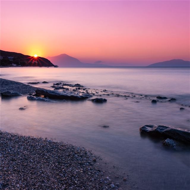 2048x2048 sunrise at faros 5k - 5k iPad Air Wallpaper