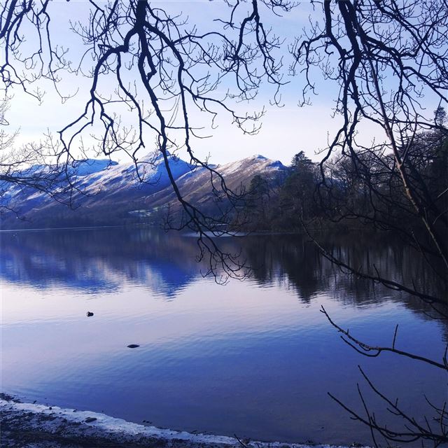 2048x2048 keswick lake 4k - 5k iPad Air Wallpaper