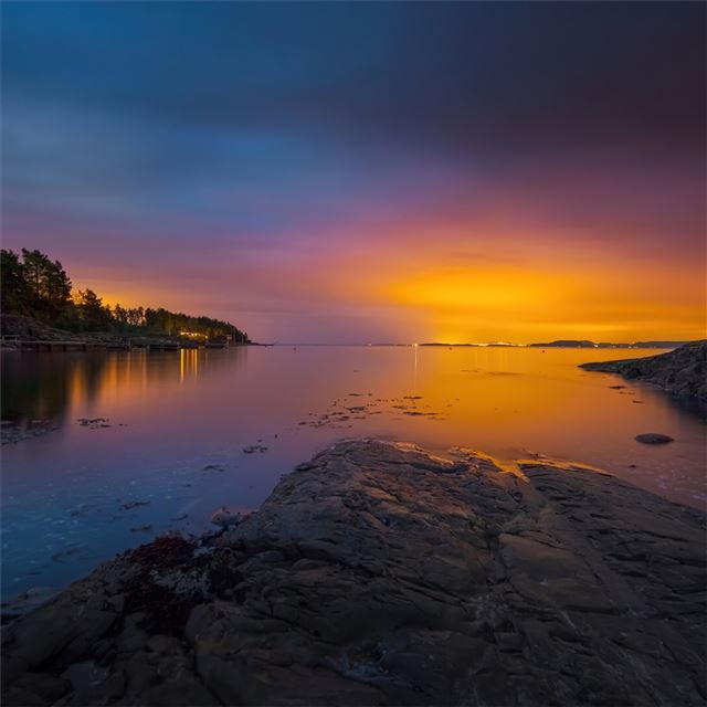 2048x2048 horizon sunset 4k - horizon iPad Air Wallpaper