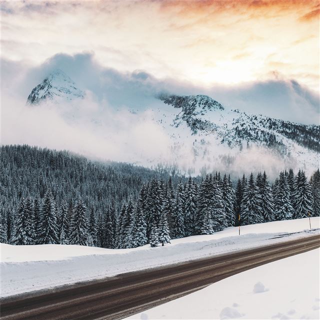 2048x2048 winter in italy 5k - 5k iPad Air Wallpaper