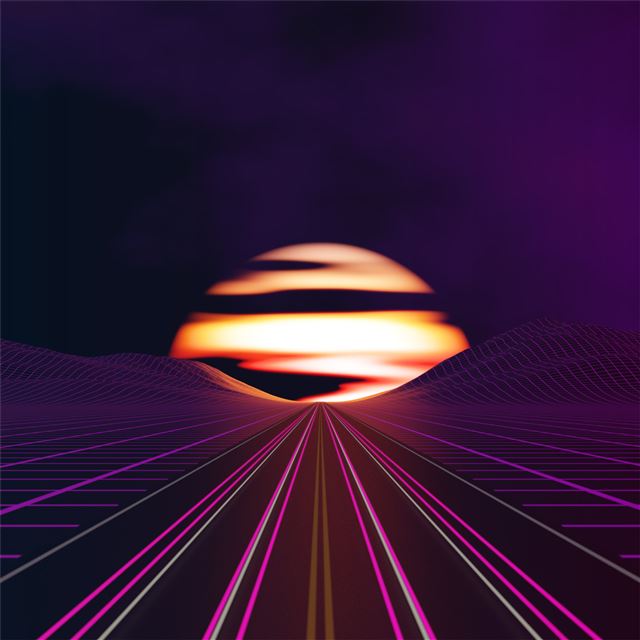 2048x2048 last road to sun 4k - road iPad Air Wallpaper