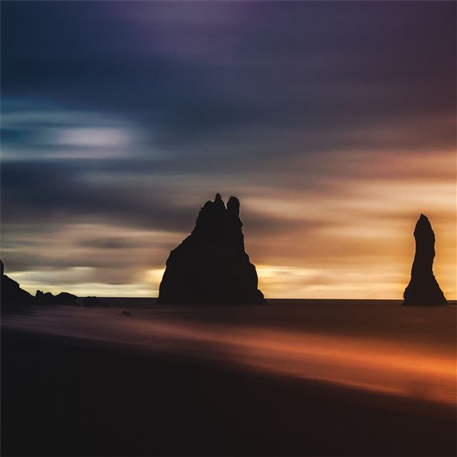 2048x2048 dusk red sunset - sunset iPad Air Wallpaper