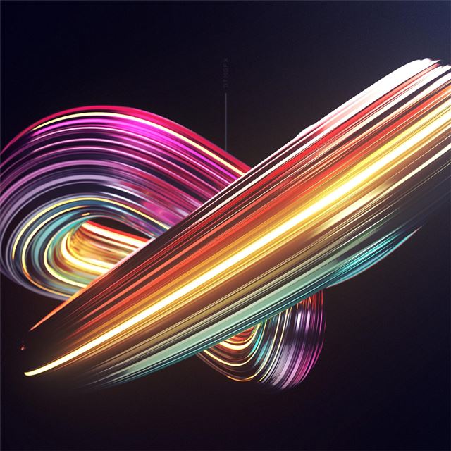 2048x2048 abstract sweep and swirl 4k - digital art iPad Air Wallpaper