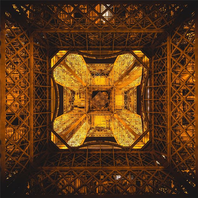 2048x2048 eiffel tower paris france abstract 5k - world iPad Air Wallpaper