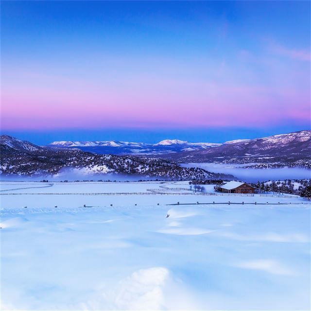 2048x2048 ultimate winter morning 5k - morning iPad Air Wallpaper