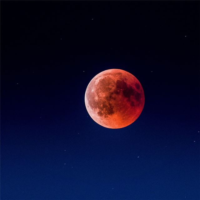 2732x2732 blood moon star 4k - dark (black) iPad Pro Wallpaper