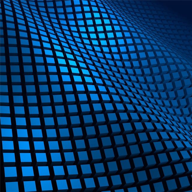 2732x2732 blue pattern 3d -  iPad Pro Wallpaper