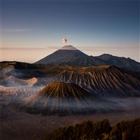 mount bromo volcano 4k wallpaper