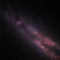 galaxy universe stars milky way 5k wallpaper