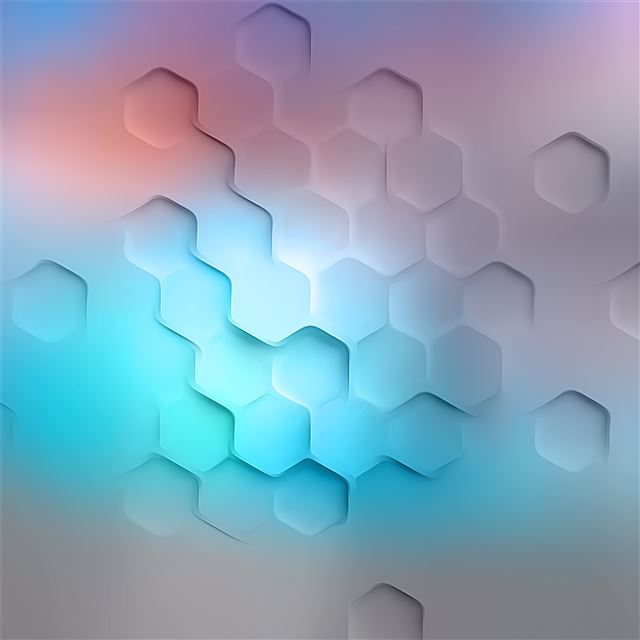 2732x2732 white polygon abstract 4k -  iPad Pro Wallpaper