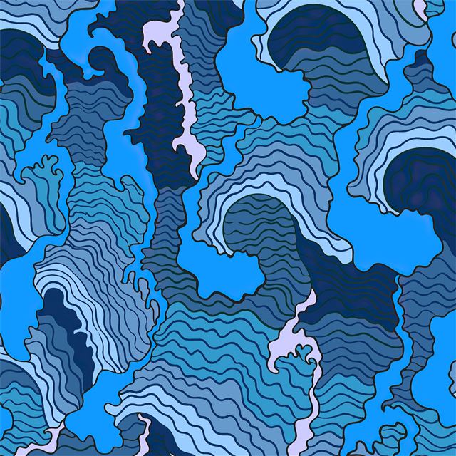 2732x2732 blue moving texture 4k -  iPad Pro Wallpaper