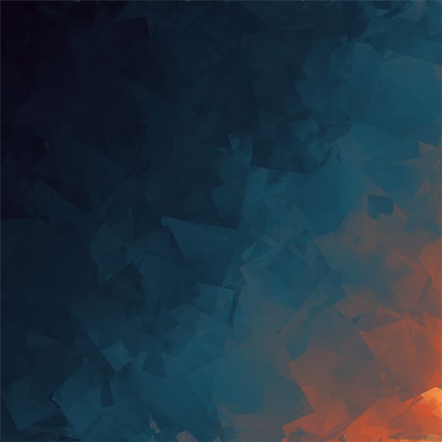 2732x2732 blue dark yellow abstract artistic 4k - artist iPad Pro Wallpaper