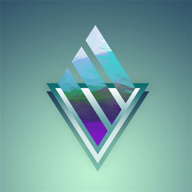 2732x2732 abstract triangle background - deviantart iPad Pro Wallpaper