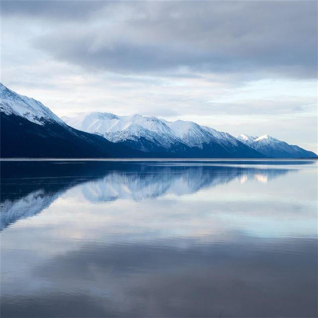 2732x2732 snow capped mountains - 4k iPad Pro Wallpaper