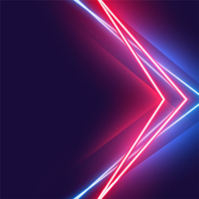 2732x2732 blue red neon vivid colors 5k -  iPad Pro Wallpaper