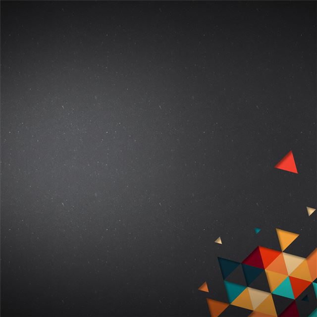 2732x2732 polygon shapes dark 4k - polygon iPad Pro Wallpaper