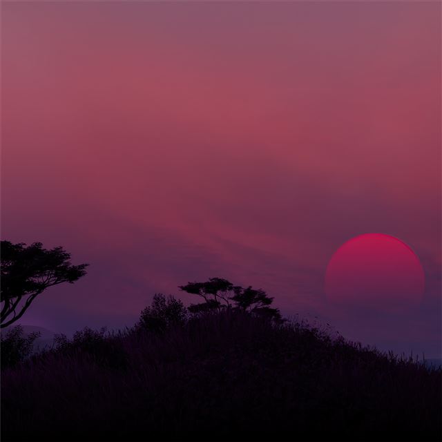 2732x2732 low fi sunset 8k -  iPad Pro Wallpaper