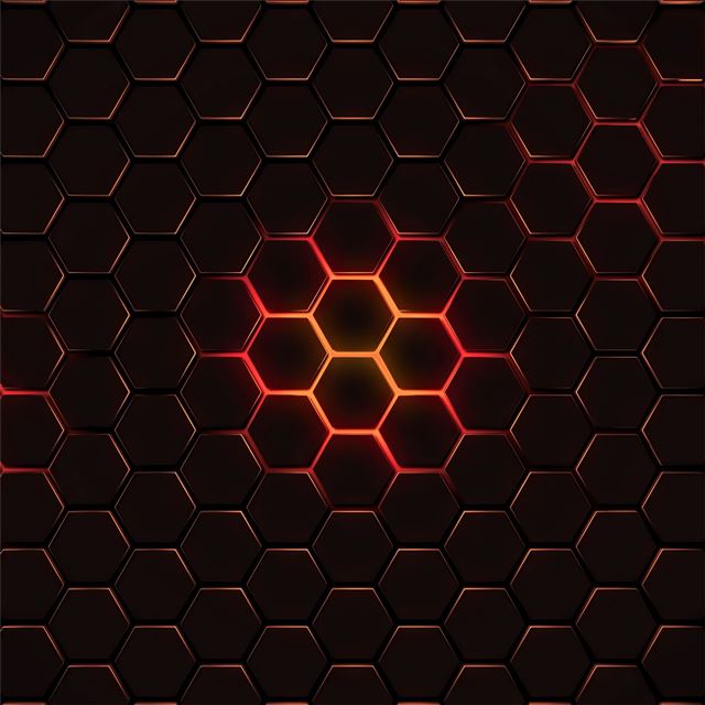 2732x2732 hexagon geometry 4k - 4k iPad Pro Wallpaper