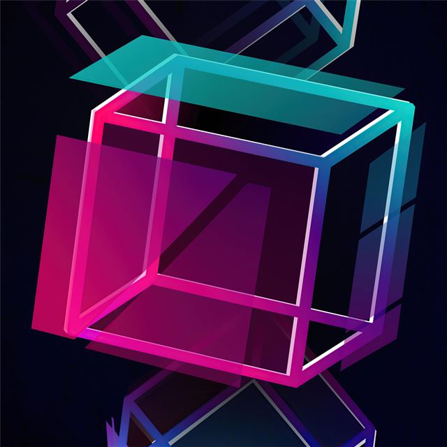 2732x2732 cube floater 5k -  iPad Pro Wallpaper