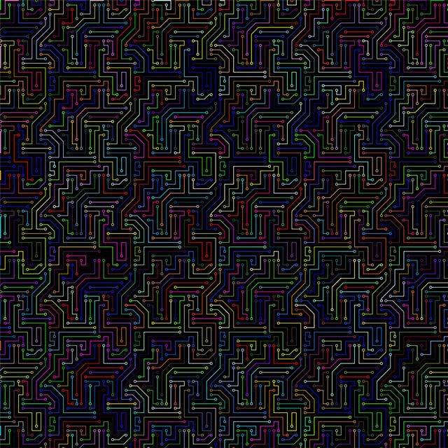 2732x2732 circuit abstract 4k - artwork iPad Pro Wallpaper