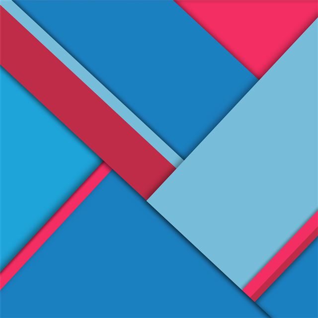 2732x2732 blue red material design 8k - 4k iPad Pro Wallpaper