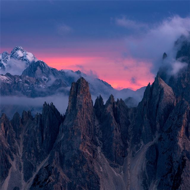2732x2732 clouds over mountains 5k -  iPad Pro Wallpaper
