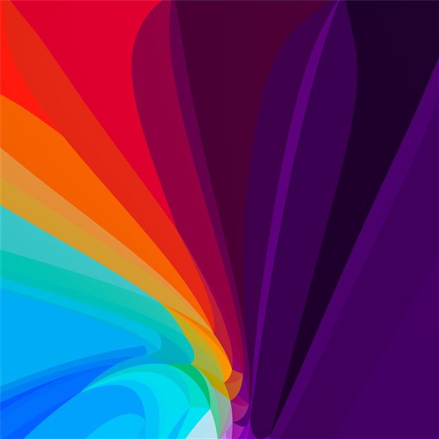 2732x2732 flower leaf colorful abstract 8k -  iPad Pro Wallpaper