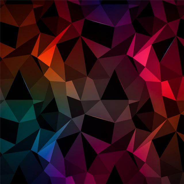 2732x2732 poly shapes joint 8k -  iPad Pro Wallpaper