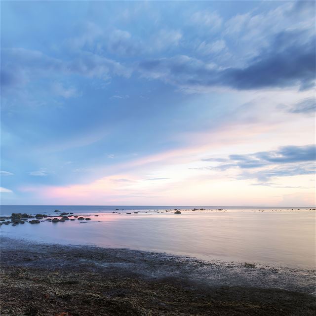 2732x2732 ocean sunset dusk 4k -  iPad Pro Wallpaper
