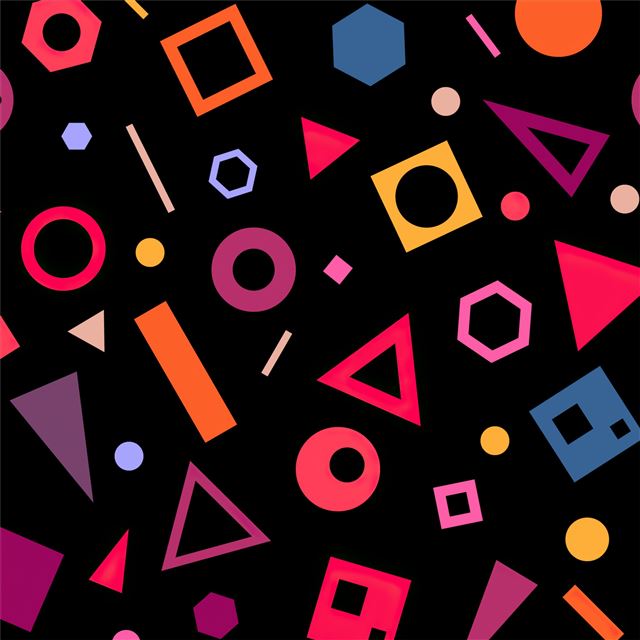 2732x2732 circle and rectangles abstract 4k -  iPad Pro Wallpaper