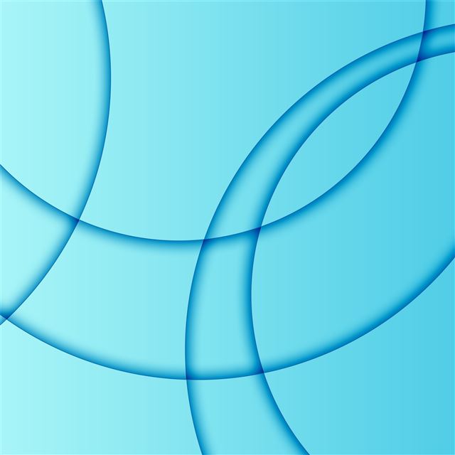 2732x2732 multiple circles abstract blur blue 8k -  iPad Pro Wallpaper