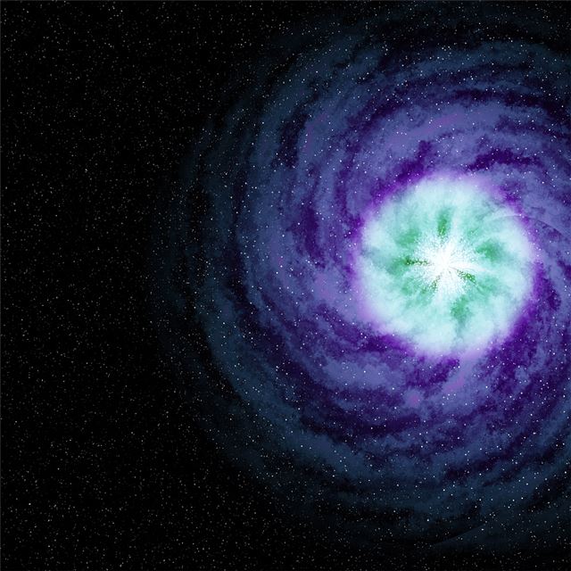 2732x2732 spiral galaxy abstract 4k -  iPad Pro Wallpaper
