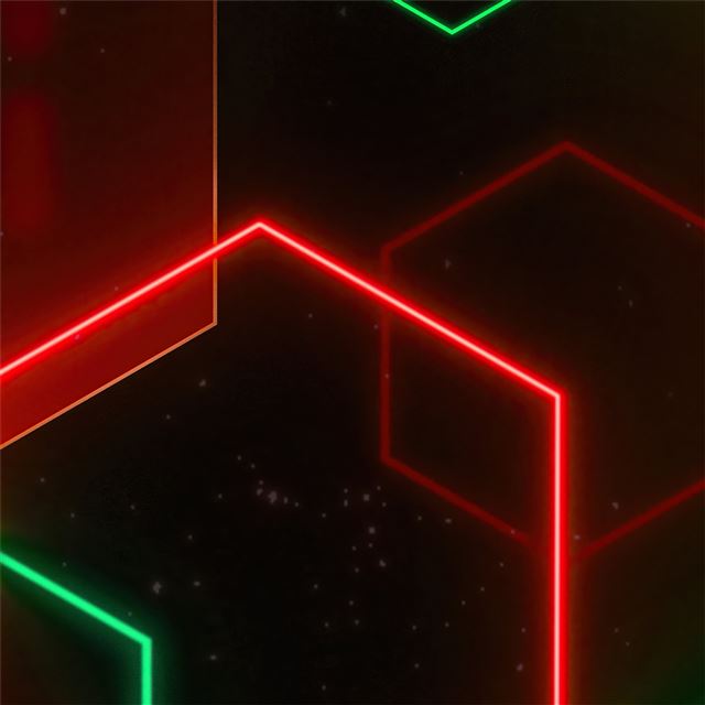2732x2732 glowing shapes 4k -  iPad Pro Wallpaper