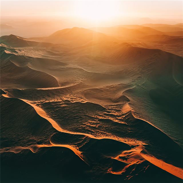 2732x2732 sand dunes sunset 5k - nature iPad Pro Wallpaper