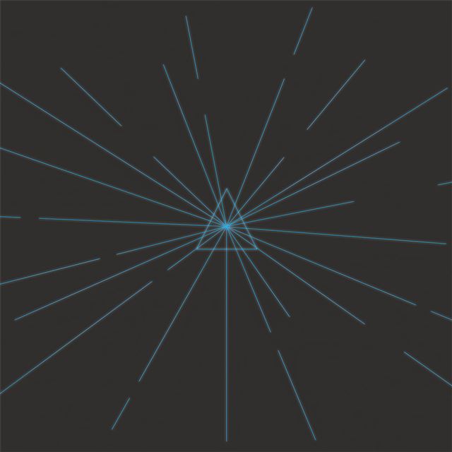 2732x2732 glowing triangle lines 4k -  iPad Pro Wallpaper
