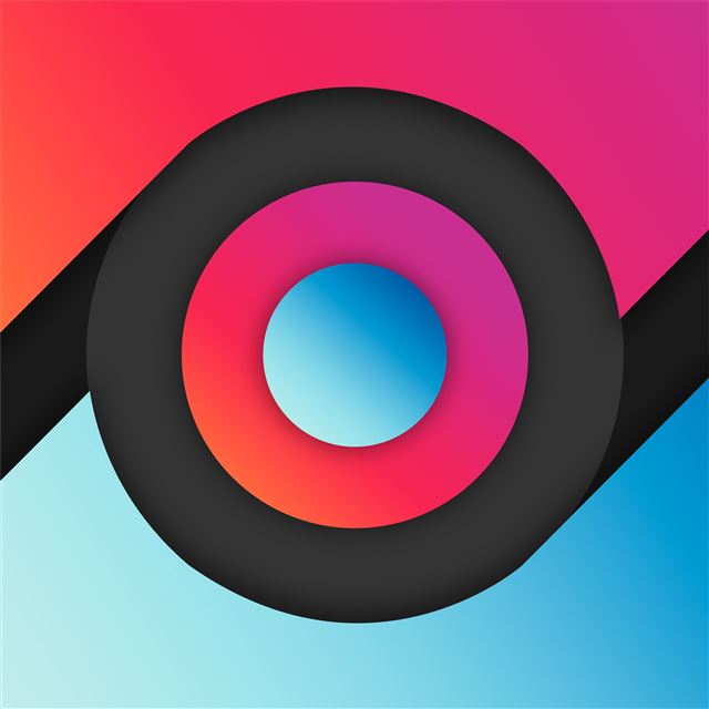2732x2732 geometric abstract circle 8k -  iPad Pro Wallpaper