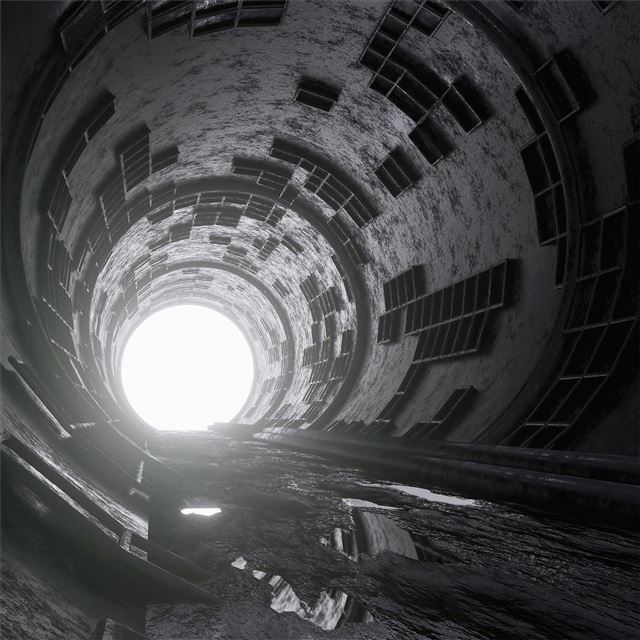 2732x2732 3d tunnel 4k -  iPad Pro Wallpaper