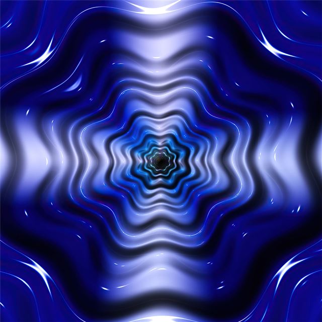 2732x2732 blue tunnel abstract 5k -  iPad Pro Wallpaper