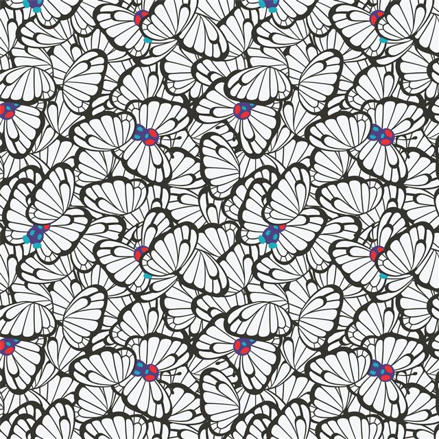 2732x2732 pattern butterfly abstract 4k -  iPad Pro Wallpaper